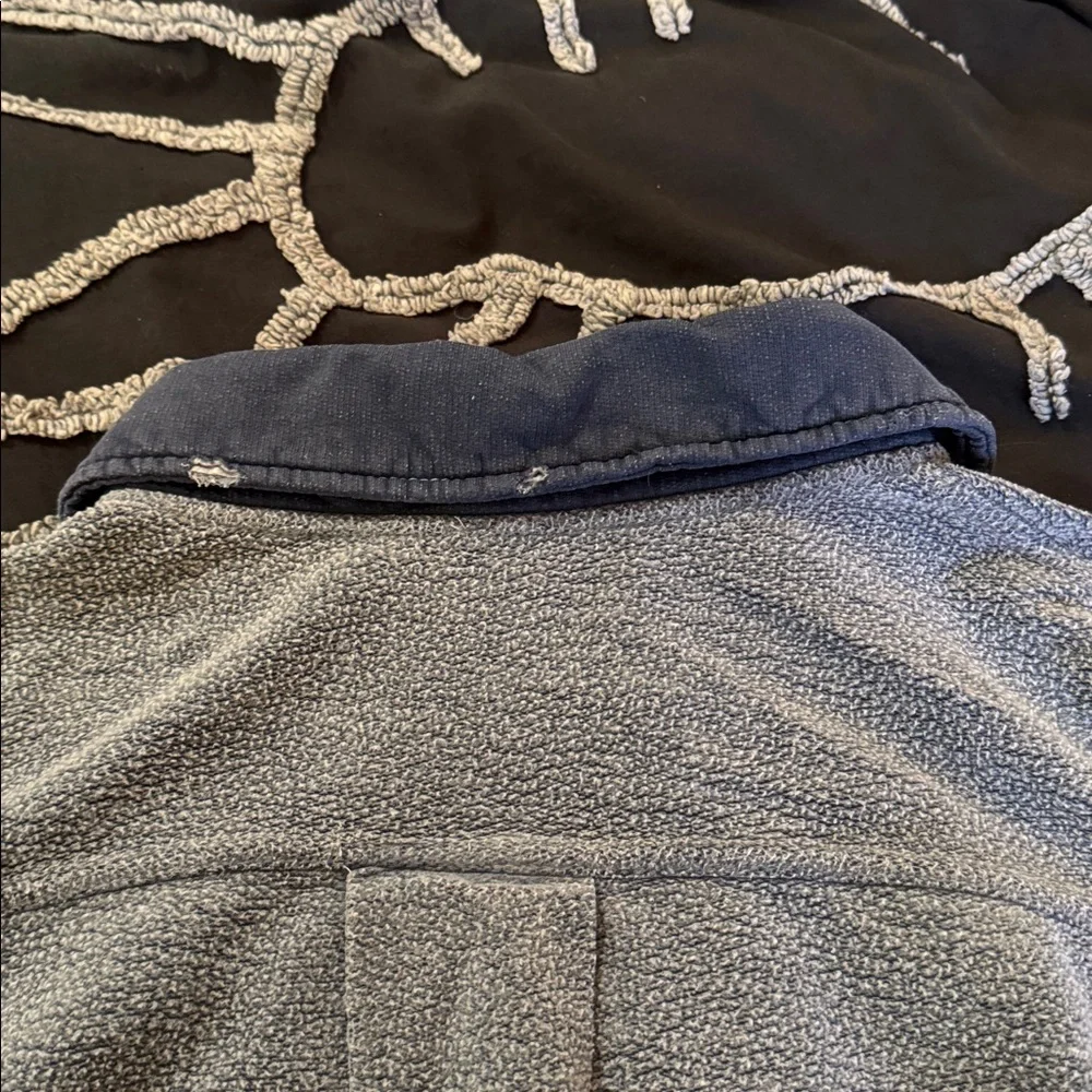 Free People Blue Sherpa Jean Jacket - Picture 6 of 8